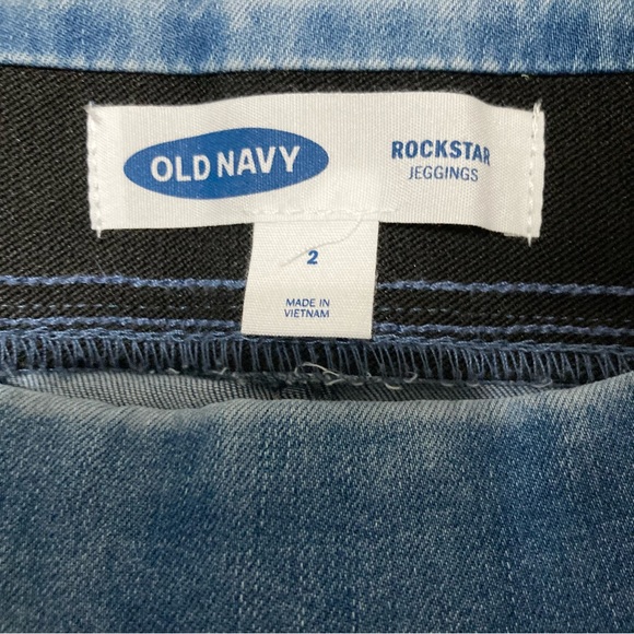 Denim Jeggings Blue Rockstar Skinny Jeans Size 2 - Picture 4 of 10